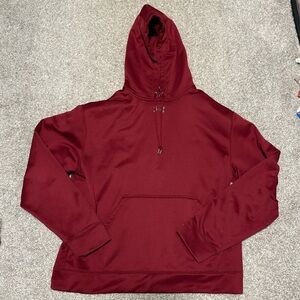 Under Armour burgundy hoodie